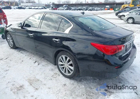 2015 Infiniti Q50 Premium from USA, damaged, VIN JN1BV7AR5FM419305